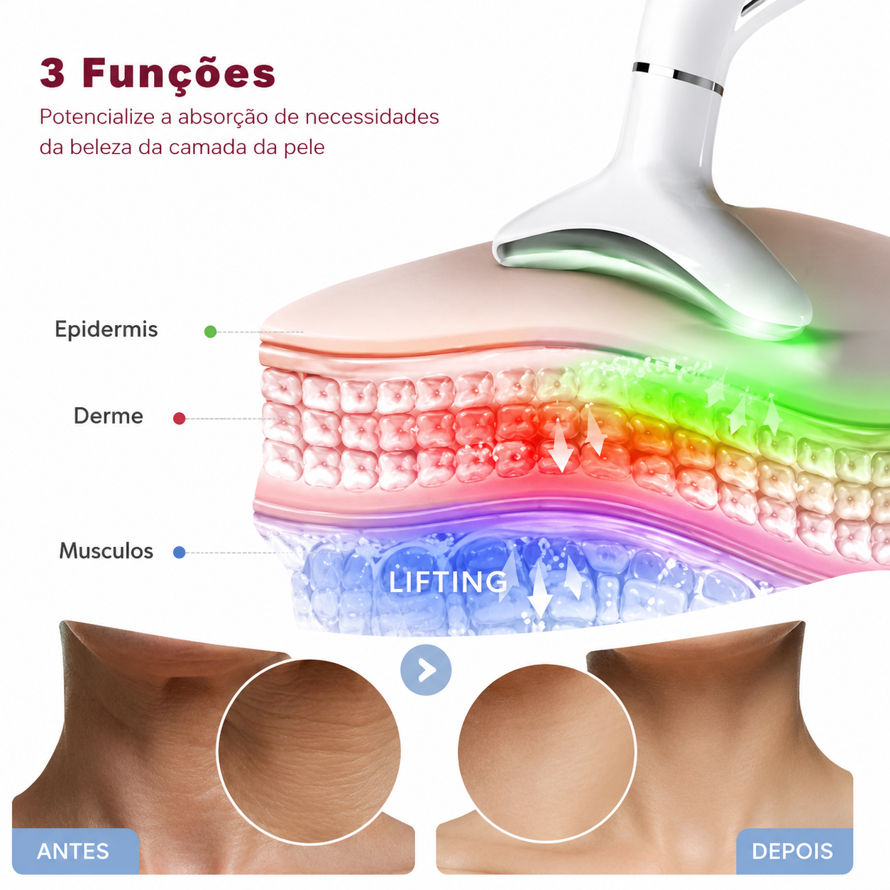 Eleva™ Massageador Facial Fototerapia Anti - rugasEleva BeautyEleva Beauty14:200006157Black with BoxPretoEleva™ Massageador Facial Fototerapia Anti - rugas