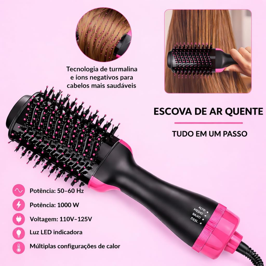 Eleva AirVolume™ Escova Secadora 3 em 1Eleva BeautyEleva Beauty14:105250red;200009209:201484777VermelhoEleva AirVolume™ Escova Secadora 3 em 1